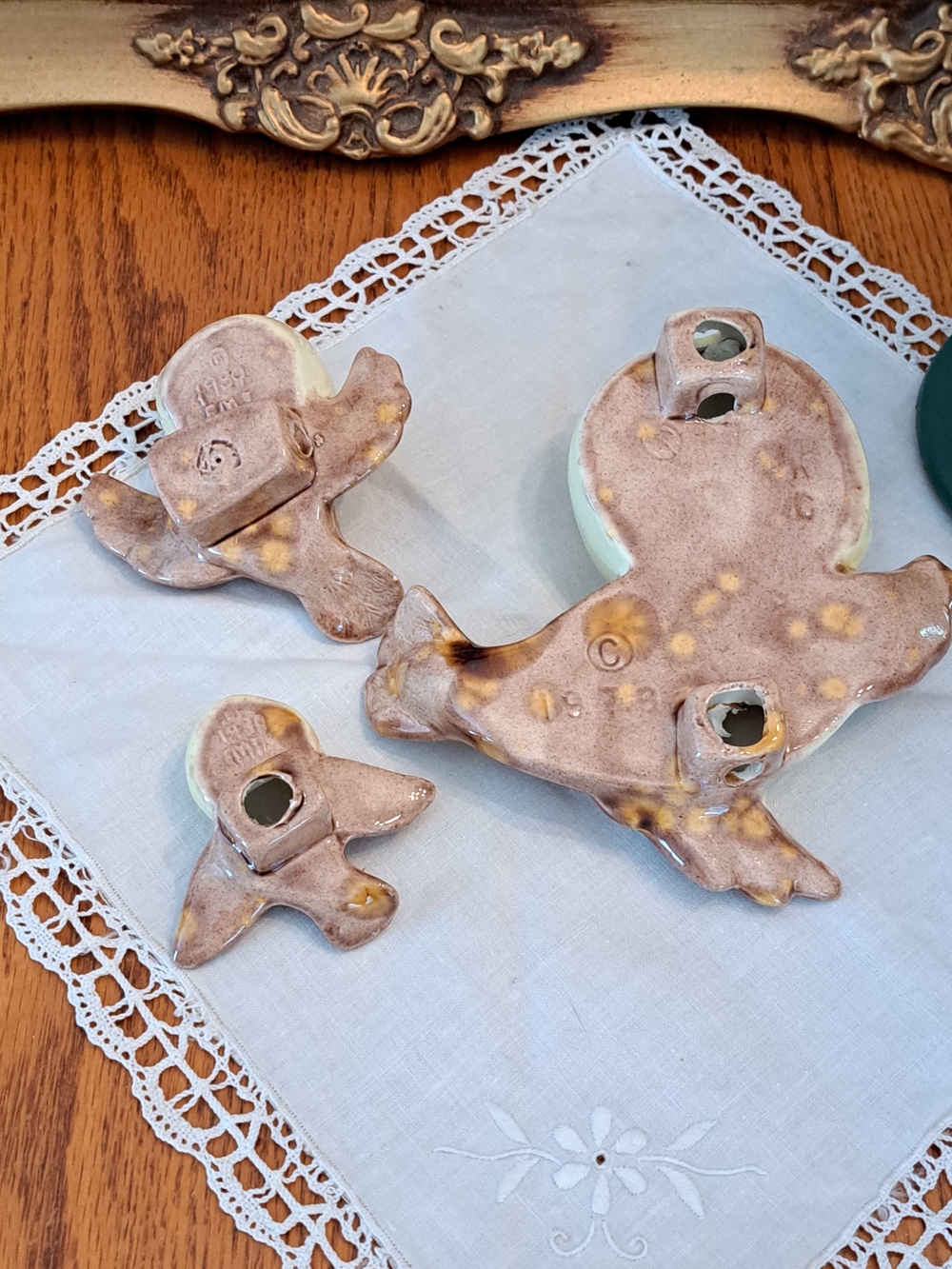 Vintage Ceramic Macramé  Bird Accents - ( See Description) - Picture 6 of 8